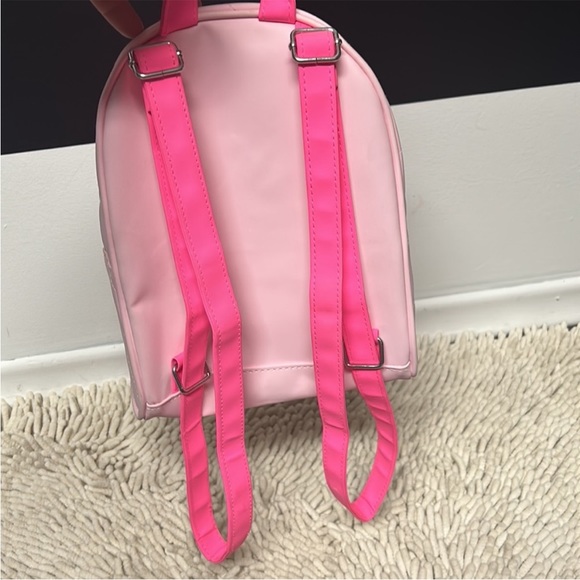 Justice Quilted Padded Initial Mini Backpack Purse - Picture 4 of 6